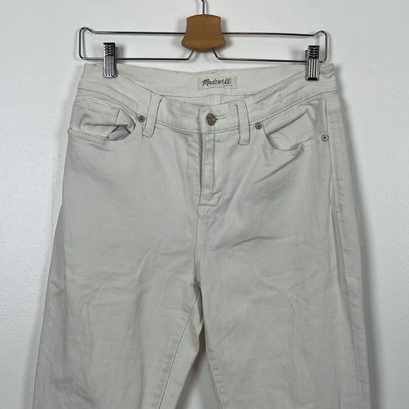 Madewell high rise skinny jeans women 5 pocket white denim pants Size 29 - Picture 3 of 8